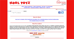 Desktop Screenshot of kooltoyz.ca